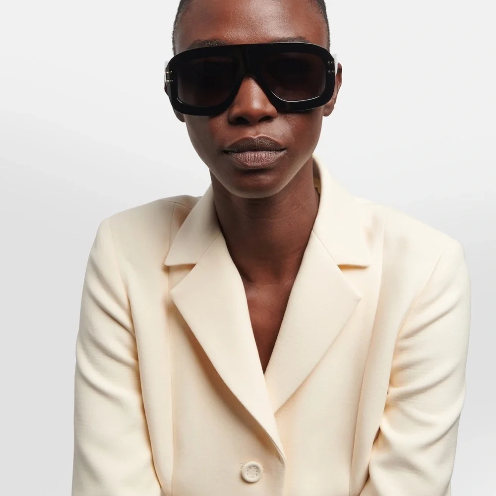 Dior DiorSignature M1U‎ 58MM Mask Sunglasses Black